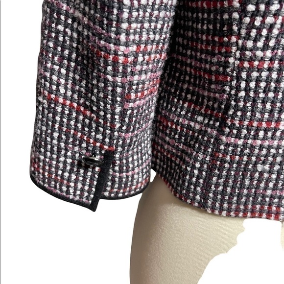 Black Plum White Suit Blazer Lined 2P  (B7) - Picture 4 of 10